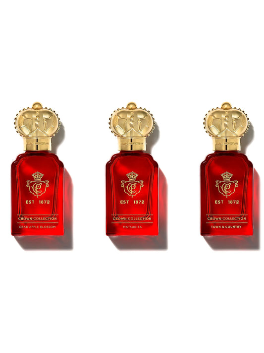 CROWN COLLECTION TRAVELLERS SET (3X10ml) Eau De Parfum Unisex