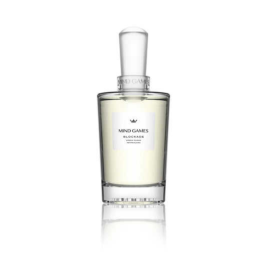 BLOCKADE CRYSTAL DECANTER SET MIND GAMES FRAGRANCE
